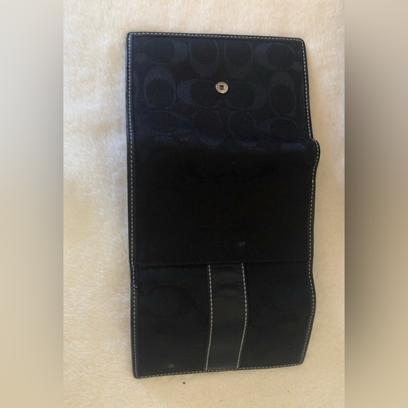 Black coach wallet - Picture 2 of 3